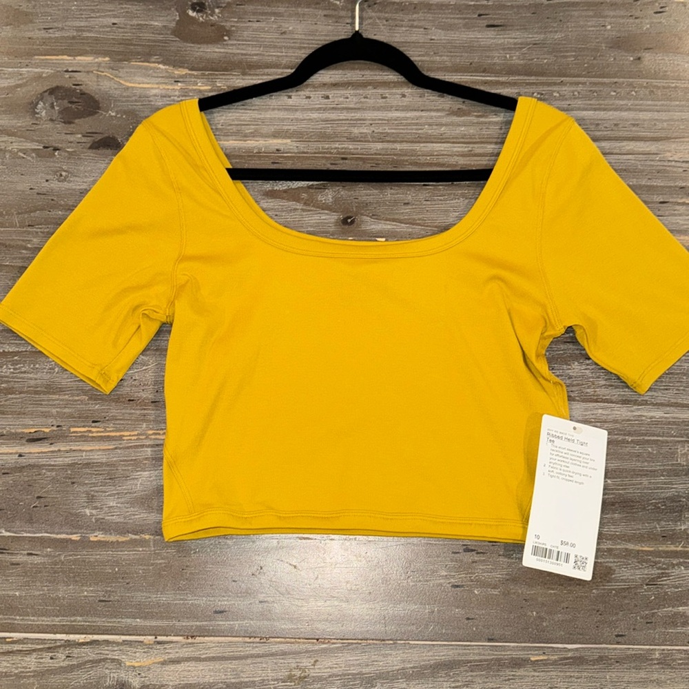 Lululemon Ribbed Held Tight Short Sleeve Shirt - Picture 2 of 5